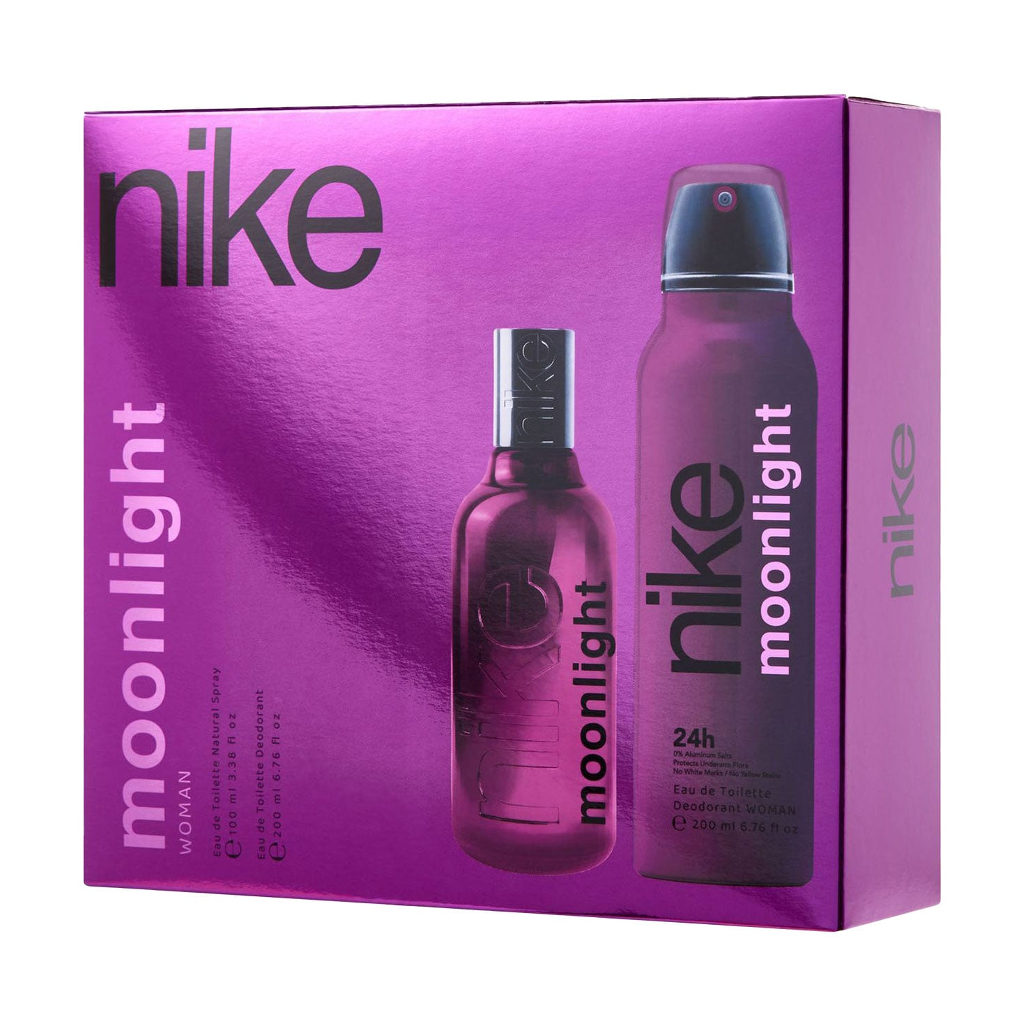 Парфумований набір жіночий Nike Moonlight (туалетна вода, 100 мл + дезодорант-спрей, 200 мл)